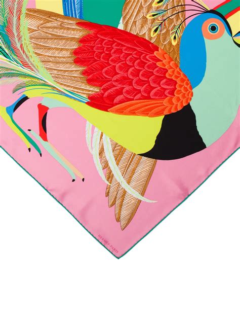 hermes toucan scarf